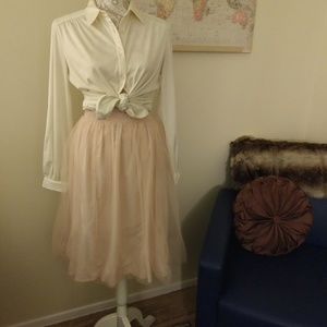 Pink Tulle Poof Skirt